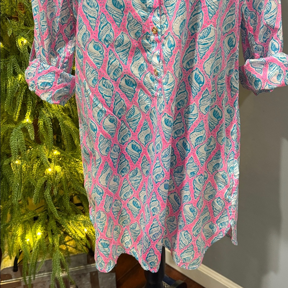 Lilly Pulitzer Size S Seashell Tunic Dress - Picture 4 of 11